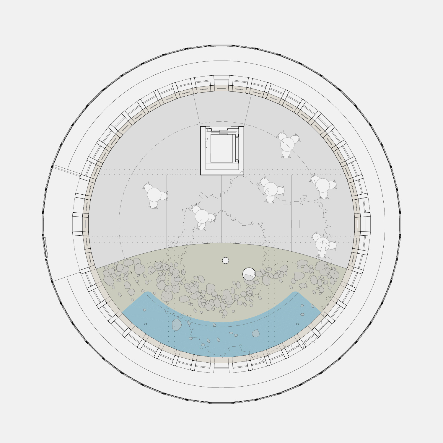 Private Patio - Plan